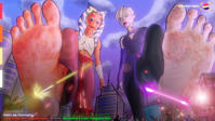 Mega lekku breasts drawing giantess white_hair horns city mega alien color blue_eyes toes barefoot rampage gun buildings blood gloves gore foot_crush star_wars giantesses pants hat tattoo point_of_view crowds stuck_to_foot white_skin lasers sith orange_skin togruta bare_midriff looking_at_tinies ahsoka_tano dathomirian jedi asajj_ventress megakorean
