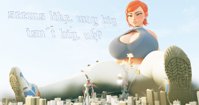 breasts giantess city mega alien large_breasts destruction giant cleavage buildings green_eyes shoes multiple_sizes red_hair short_hair sitting explosion pants smoke thighs missiles earrings top belt dialogue gwen_tennyson debris ben_10 digital_render bare_legs bare_midriff hair_pin pandatomi77 cartoon_network way_big Mega Destruction drakomxl freckles