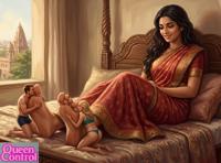ai_art feet blonde underwear slave shrunken couple worship indian queencontrol