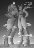 breasts giantess giga city monochrome large_breasts robot destruction water high_heels foot_crush airplane jets giantesses river clouds hands_on_hips my_life_as_a_teenage_robot xj-9 jenny_wakeman big_d0rk Destruction queen_vexus
