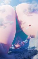 bikini breasts giantess city mega large_breasts butt swimsuit destruction cleavage buildings green_eyes camel_toe red_hair short_hair crawling airplane frankie_foster mountains clouds thighs biplane thick_thighs digital_render jimmy144 fosters_home_for_imaginary_friends cartoon_network Mega Destruction Cleavage