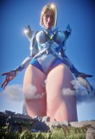 breasts giantess giga mega blonde bridge blue_eyes boots looking_down mountains clouds thighs costume earrings leotard x-men blue_nails thick_thighs emma_frost looking_at_tiny digital_render bare_legs marvel_comics conqueringgoblin marvel_rivals Mega