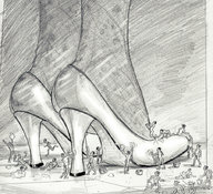 giantess feet shrunken_men nylons