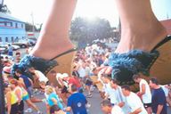 giantess collage feet wedge-heel