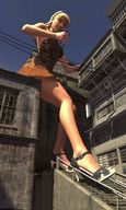 breasts gentle giantess blonde high_heels hand legs romantic tonto_blackadder chasing digital_render