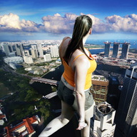 gentle giantess city mega brunette walking tattoo
