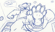 drawing crush feet furry destruction point_of_view