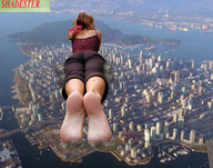 giantess collage destruction barefoot shadester