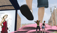 micro shoes story shrunken_woman penny_story digital_render