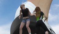 micro shoes story shrunken_woman penny_story digital_render