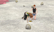 giantess crush micro barefoot finger high_heels shoes story face shrunken_woman bugs penny_story digital_render