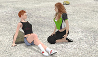 giantess crush micro barefoot finger high_heels shoes story face shrunken_woman bugs penny_story digital_render