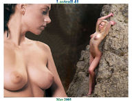giantess collage nude entrapment