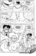 manga city destruction giant lineart