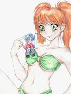 drawing gentle color anime shrunken_men