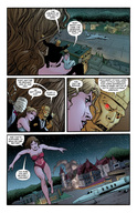 breasts drawing growth giantess manga mega blonde color barefoot cleavage brunette castle dress airplane doom_patrol leotard dialogue on_shoulder dc_comics bare_legs elasti-girl robotman negative_man rita_farr veronica_cale