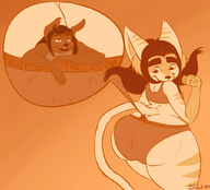 drawing monochrome butt anime shrunken_men bbw sheela flo ottsel lombax
