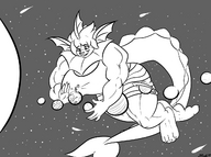 drawing giantess furry giga monochrome planet muscles sheela stampydragon brenderlin