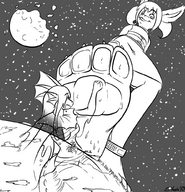drawing giantess pokemon giga monochrome anime multiple_sizes moon paws sheela stampydragon jolteon vaporeon eevee