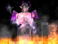 giantess city mega destruction megame digital_render
