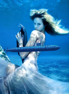giantess collage mega long_hair mermaid
