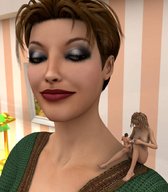 nude shrunken_men tontoblackadder shrunken_woman giantesses digital_render