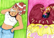 drawing vore inside anime shrunken_men drinking