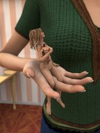 giantess nude handheld shrunken_men tontoblackadder shrunken_woman giantesses