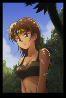 drawing giantess color anime forest