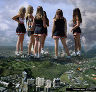 collage city mega destruction cheerleader giantesses sneakers vortex_gts