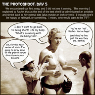 breasts growth giantess collage monochrome story amazon photoshoot