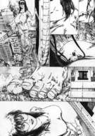 giantess feet city monochrome destruction klnking