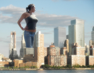 breasts gentle giantess city helicopter jeans