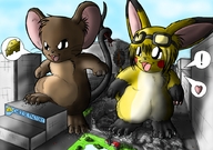 crush furry macro stomp destruction giant male rampage sparky