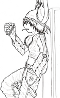 drawing furry monochrome giant handheld bus