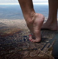 crush collage feet city mega