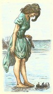drawing giantess mega beach barefoot anime dress shrunken_men flats