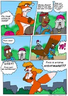 drawing growth giantess furry comic color wolfman_al bigger_n_bigger fox_girl