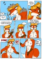 drawing growth giantess furry comic color wolfman_al bigger_n_bigger fox_girl