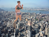 giantess collage mega large_breasts destruction