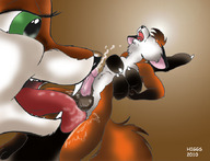 drawing micro vore furry macro tongue male penis anime fox