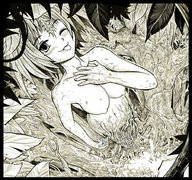 drawing monochrome anime fairy karabo