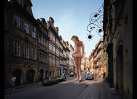giantess collage city blonde butt barefoot shrunken_men shrunken_people garcia_accasbel accasbel