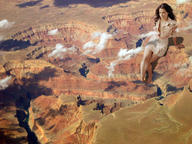 giantess collage mega long_hair barefoot desert brunette sitting garcia_accasbel michelle_rodriguez aerial_view celebrities