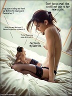 collage stockings domination shrunken_woman julian_humphries