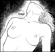 breasts drawing karbo vore manga monochrome