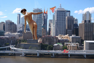 giantess collage nude panties city mega butt destruction bra helicopter short_hair skyscraper highway flip_flops garcia_accasbel behind_view discarded_clothing