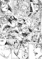drawing giantess manga city mega comic monochrome destruction military klnking jets source_needed