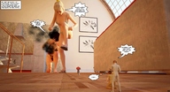 crush feet manga blonde barefoot blood brunette story shrunken_men sandals lingerie jessi_and_vicky tiny_mk digital_render
