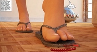 crush feet manga blonde barefoot blood brunette story shrunken_men sandals lingerie jessi_and_vicky tiny_mk digital_render